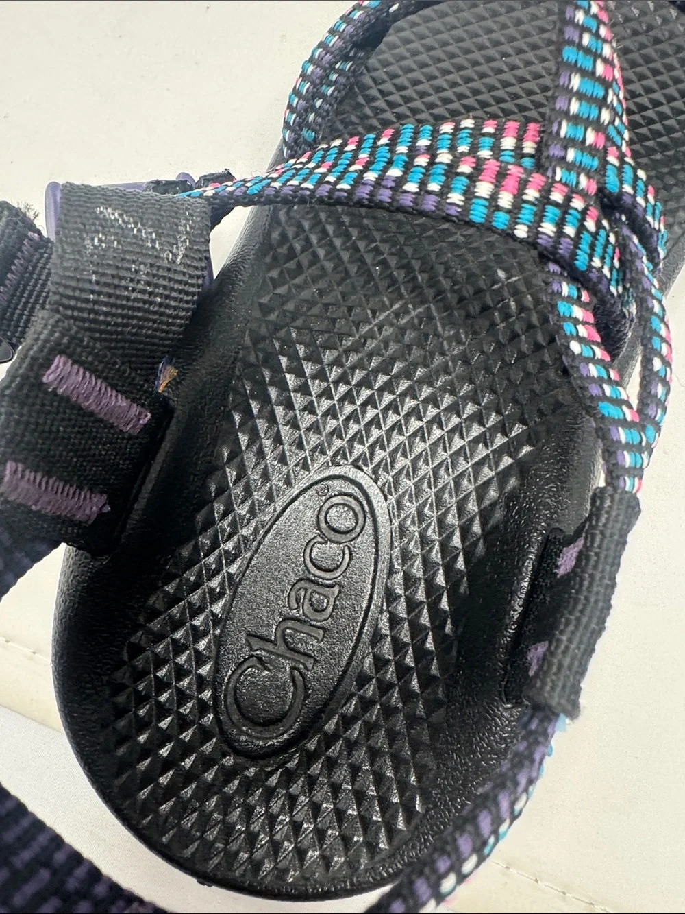 CHACO ECOTREAD SANDALS KIDS SIZE 3 MULTI-COLOR SHOES